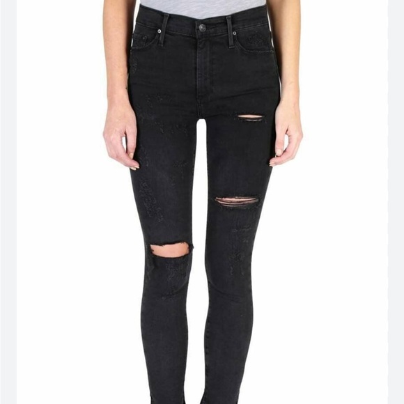 Black Orchid Denim - Black Orchid Miranda Off Step High Rise Skinny jeans